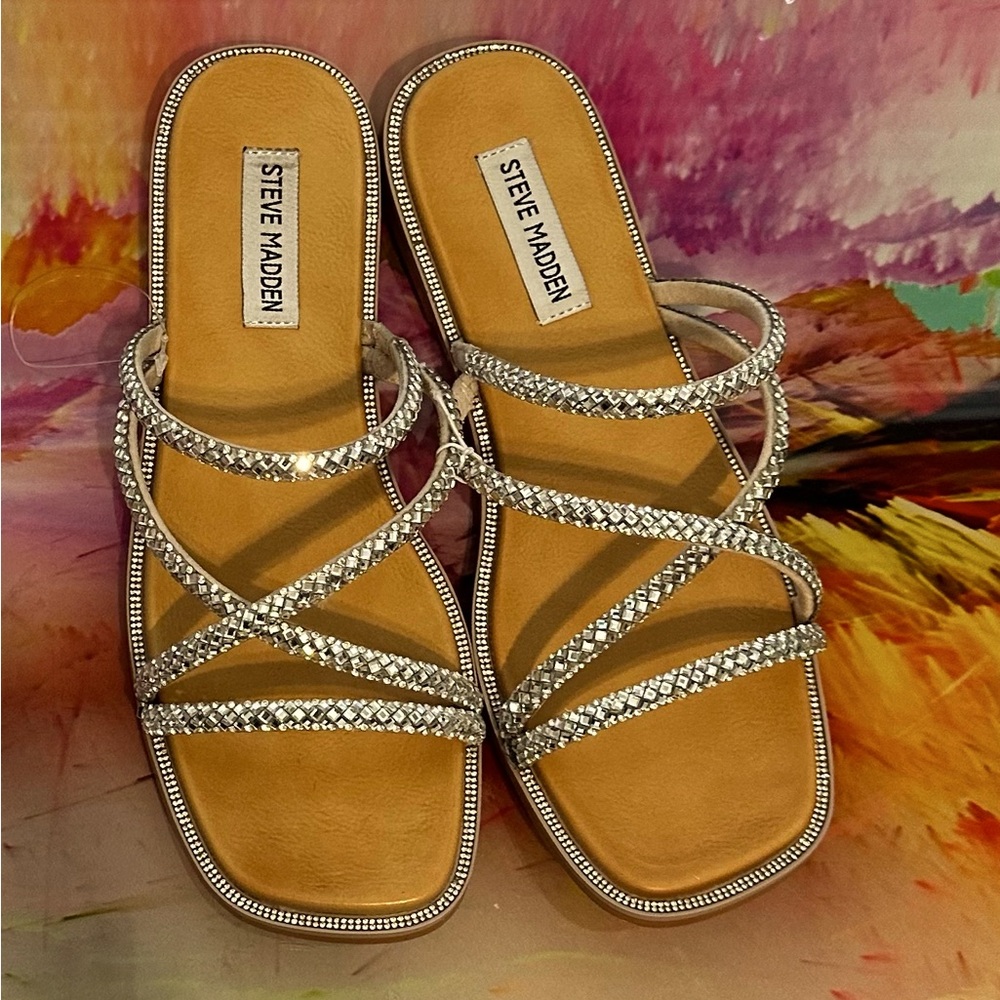 *New* STEVE MADDEN Spice Sparkling Slides